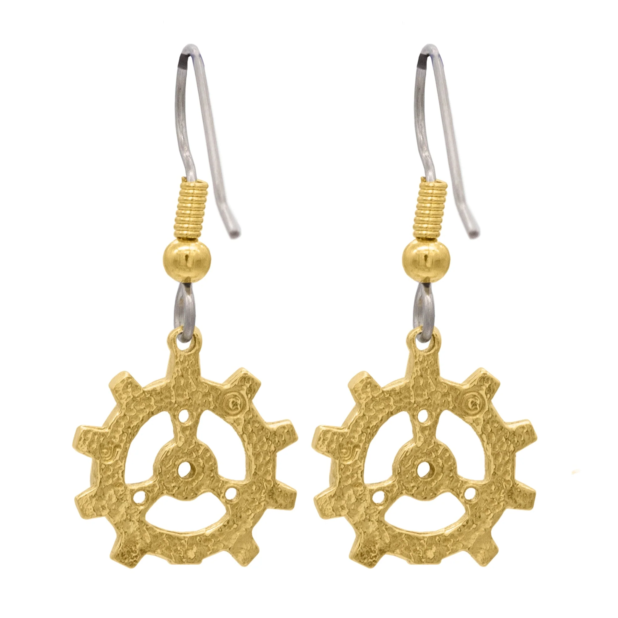 Auri's Brazen Gear Earrings - Image 3