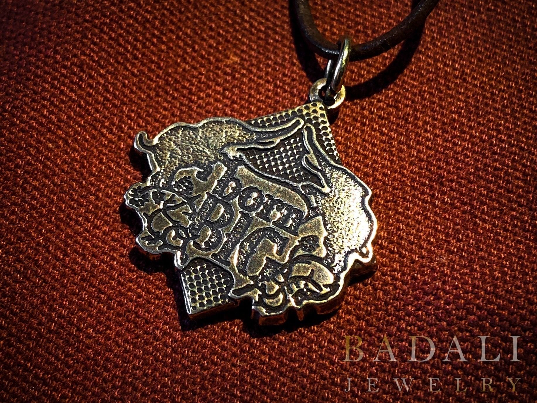 Born Big Pendant - Bronze/Brass - Image 9