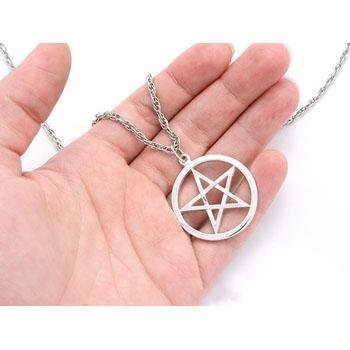 Harry Dresden's Pentacle Necklace - White Bronze - Image 3