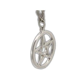Harry Dresden's Pentacle Necklace - White Bronze - Image 5