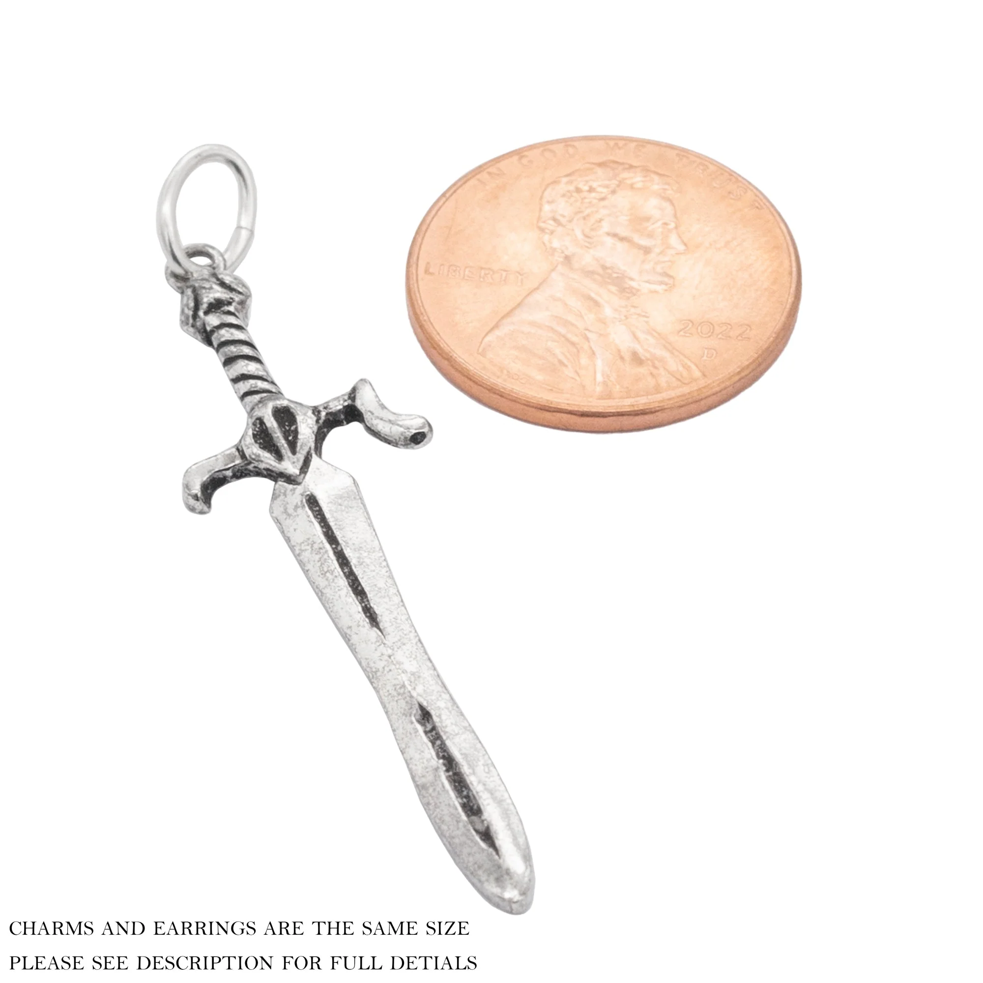 Caesura Sword Earrings - Image 4