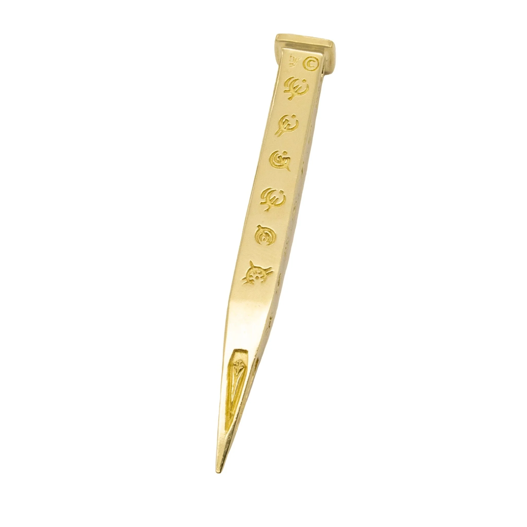 Hemalurgy Spike Necklace - Brass - Image 4