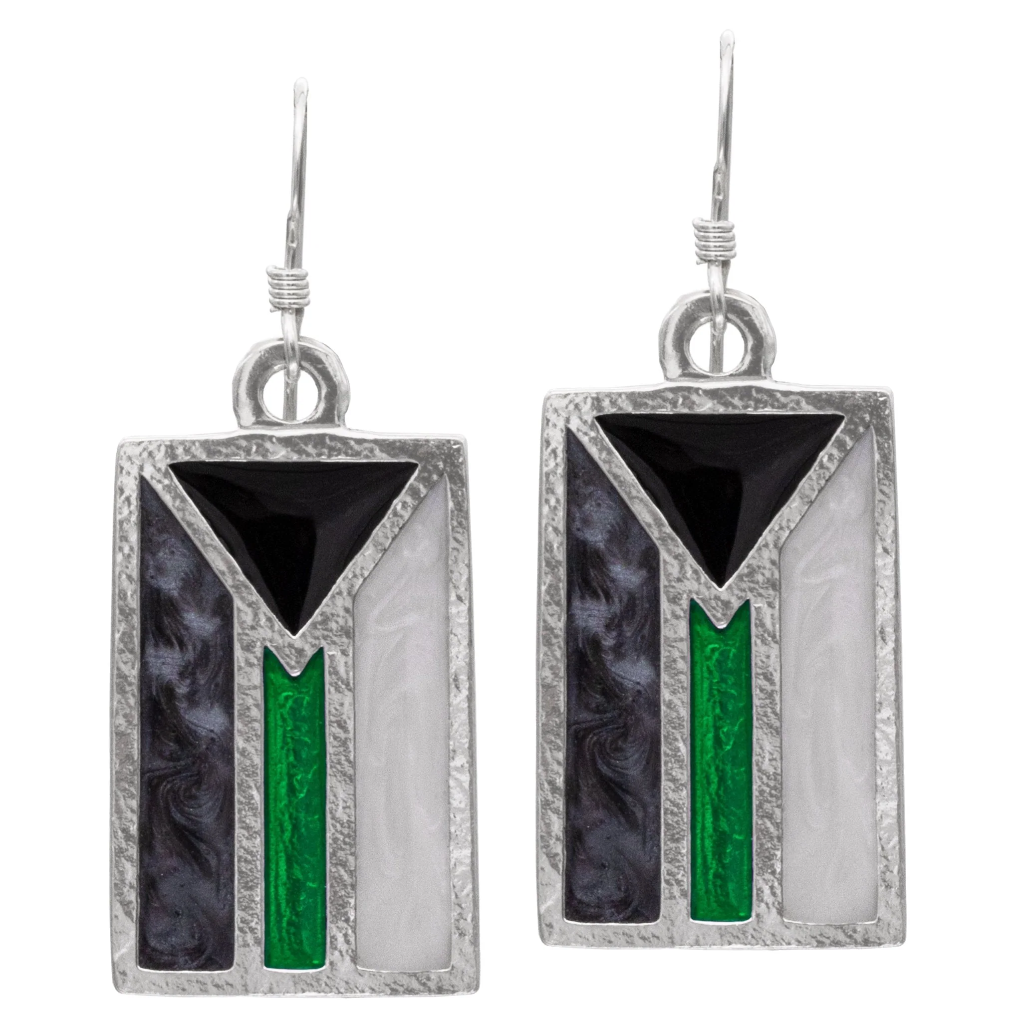 Demiromantic PRIDE Flag Earrings