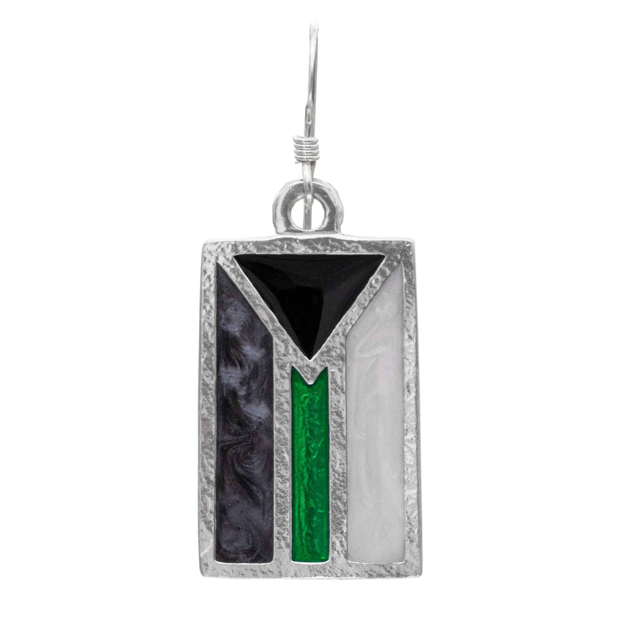 Demiromantic PRIDE Flag Earrings - Image 3
