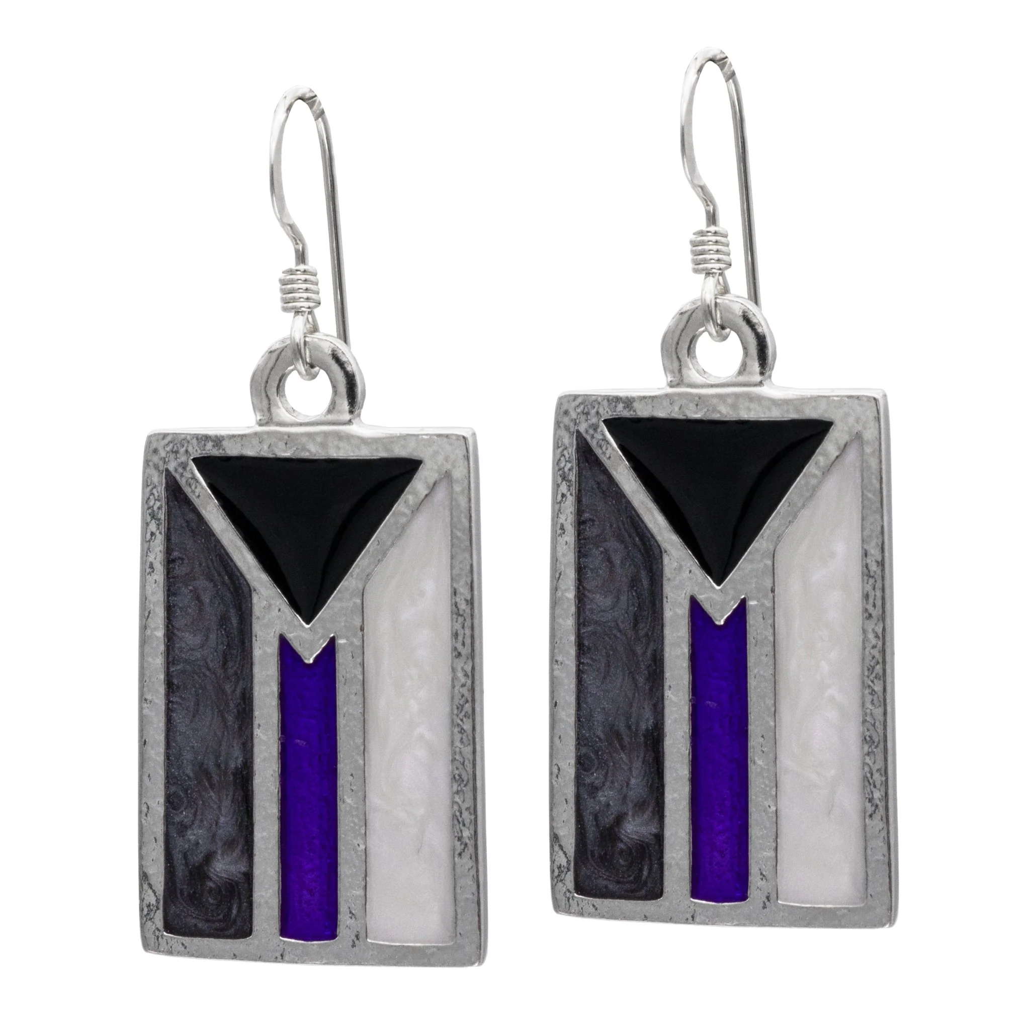 Demisexual PRIDE Flag Earrings