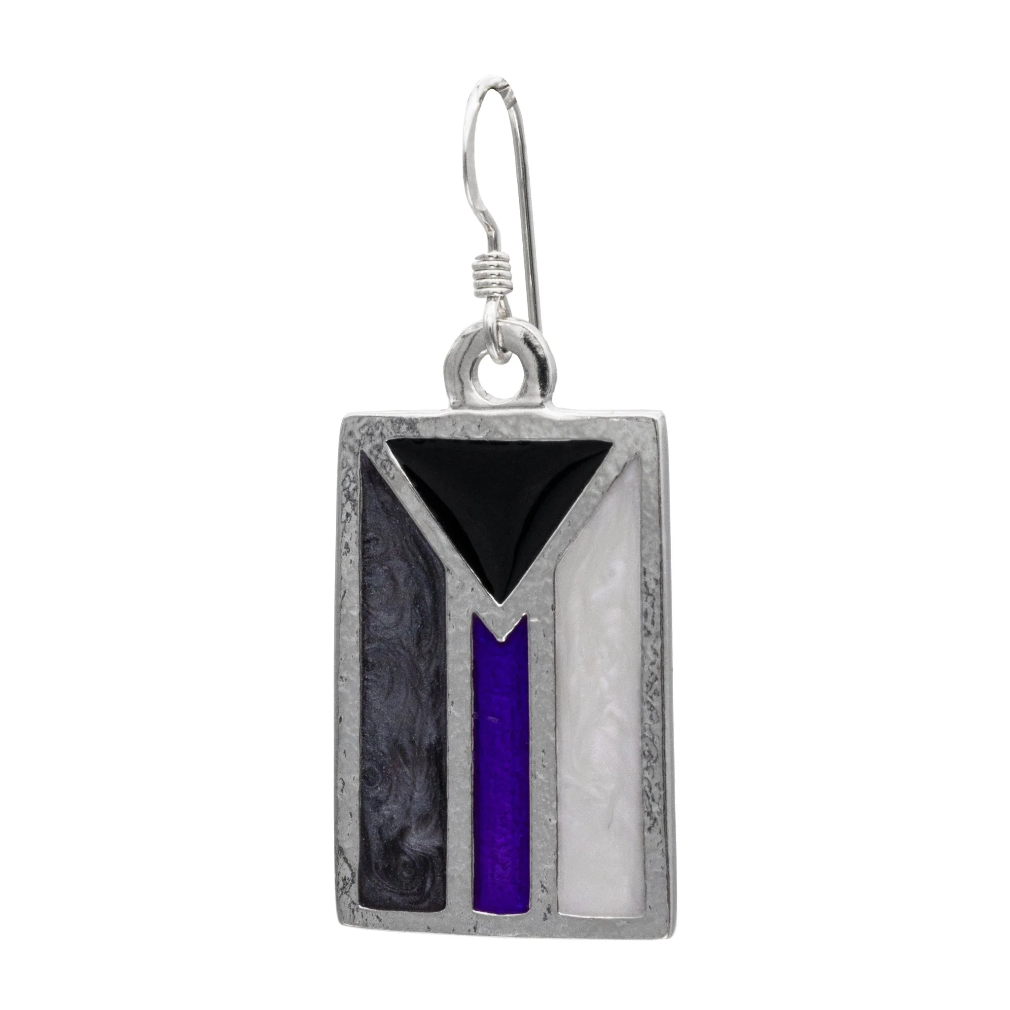 Demisexual PRIDE Flag Earrings - Image 4