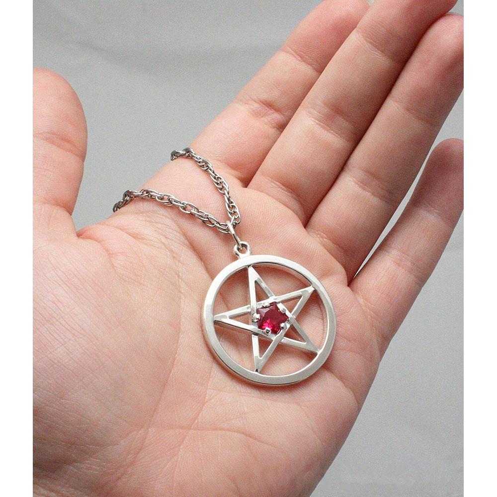 Harry Dresden's Pentacle Necklace with Ruby - Image 6
