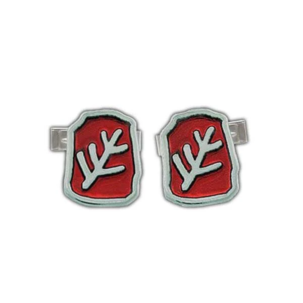 Enameled Elder Sign Cufflinks - Image 3