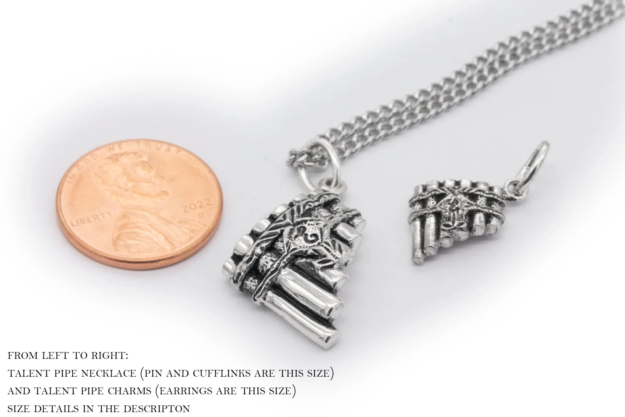 Eolian Talent Pipes Necklace, Corner Hanging - Image 10