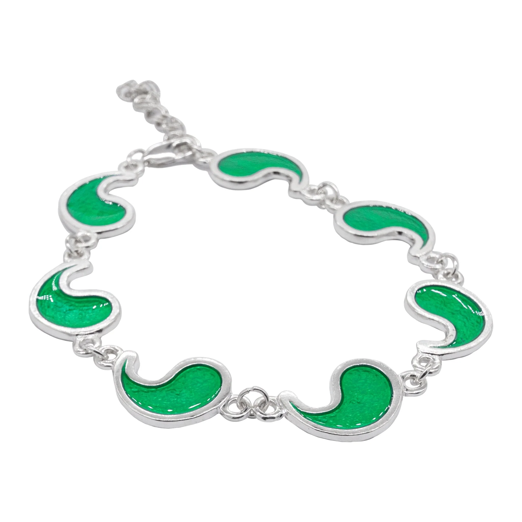 Flame of Tar Valon Ajah Bracelet - Enameled Sterling Silver - Image 10