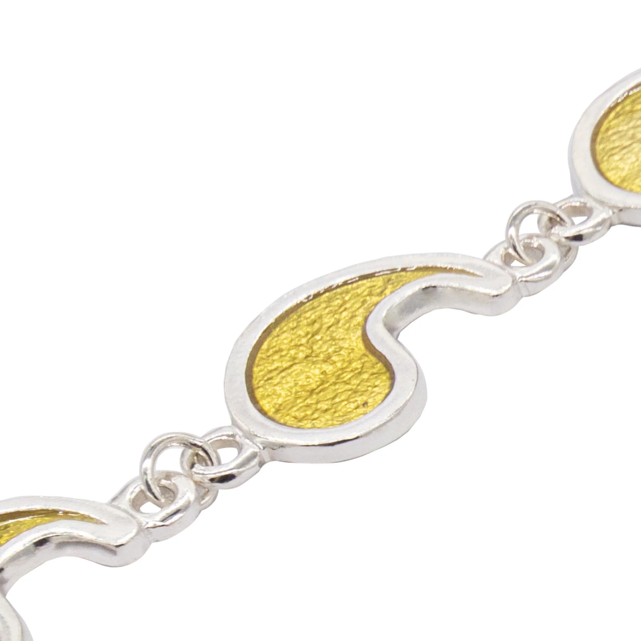 Flame of Tar Valon Ajah Bracelet - Enameled Sterling Silver - Image 11