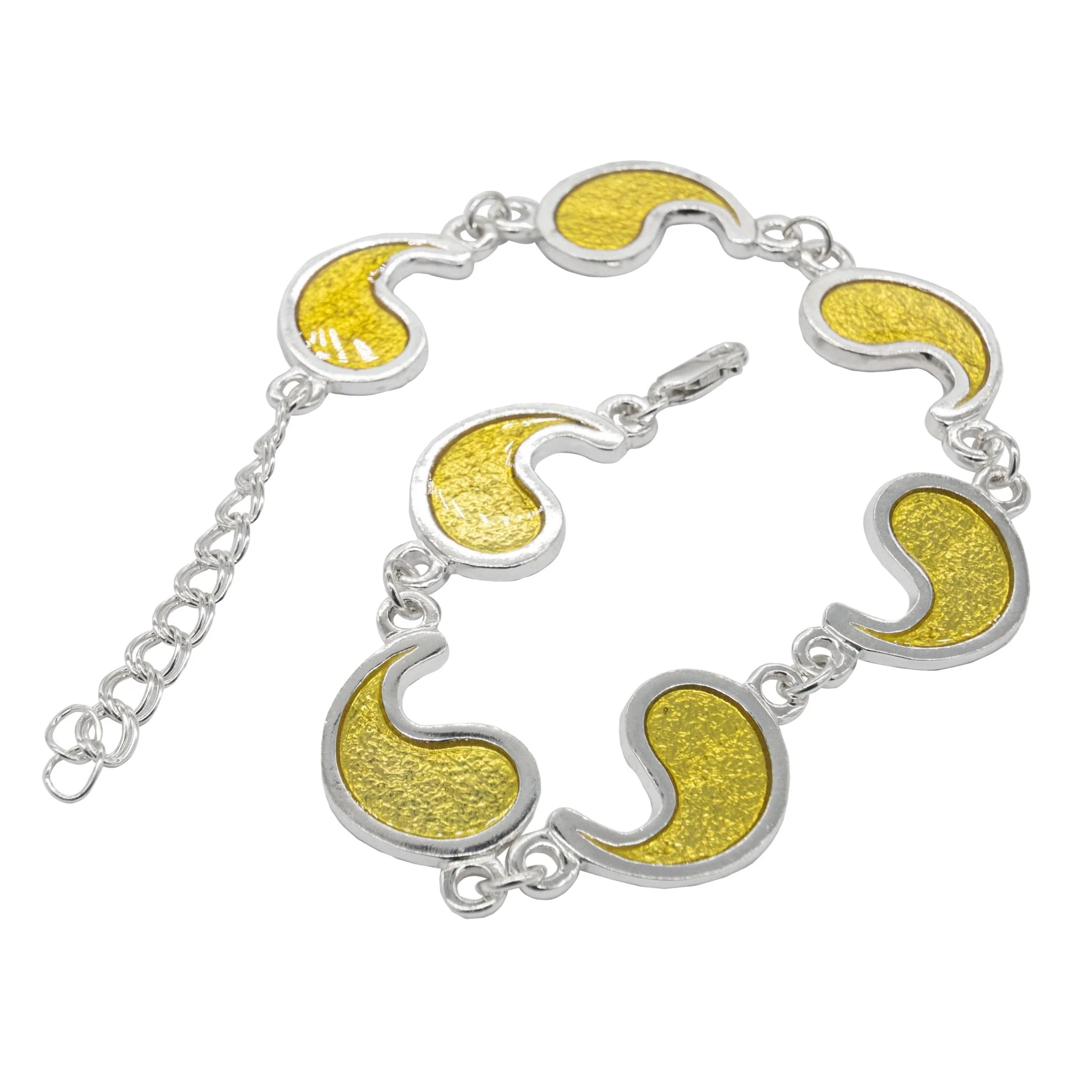 Flame of Tar Valon Ajah Bracelet - Enameled Sterling Silver - Image 13