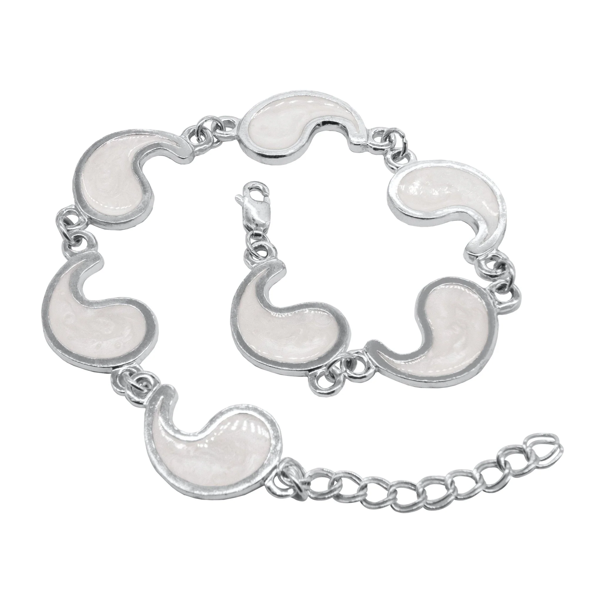 Flame of Tar Valon Ajah Bracelet - Enameled Sterling Silver - Image 18