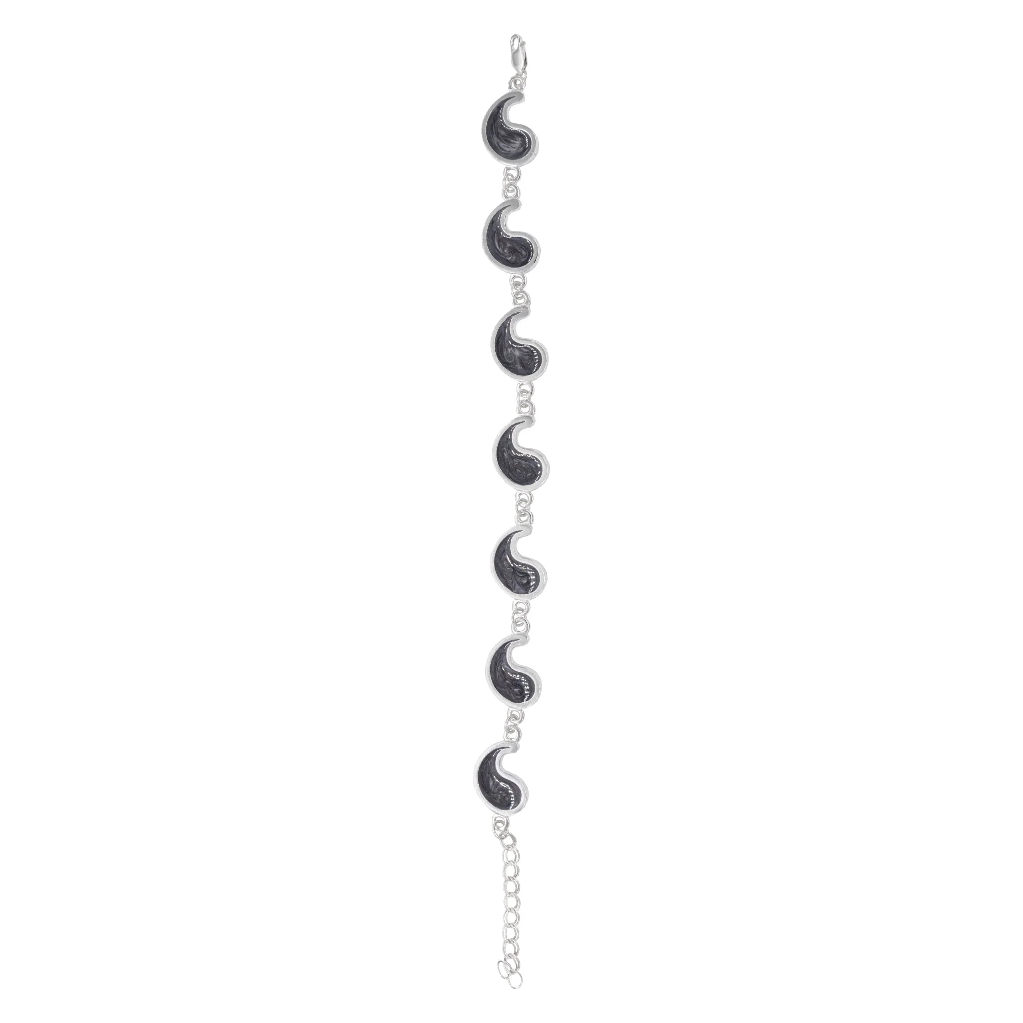 Flame of Tar Valon Ajah Bracelet - Enameled Sterling Silver - Image 22
