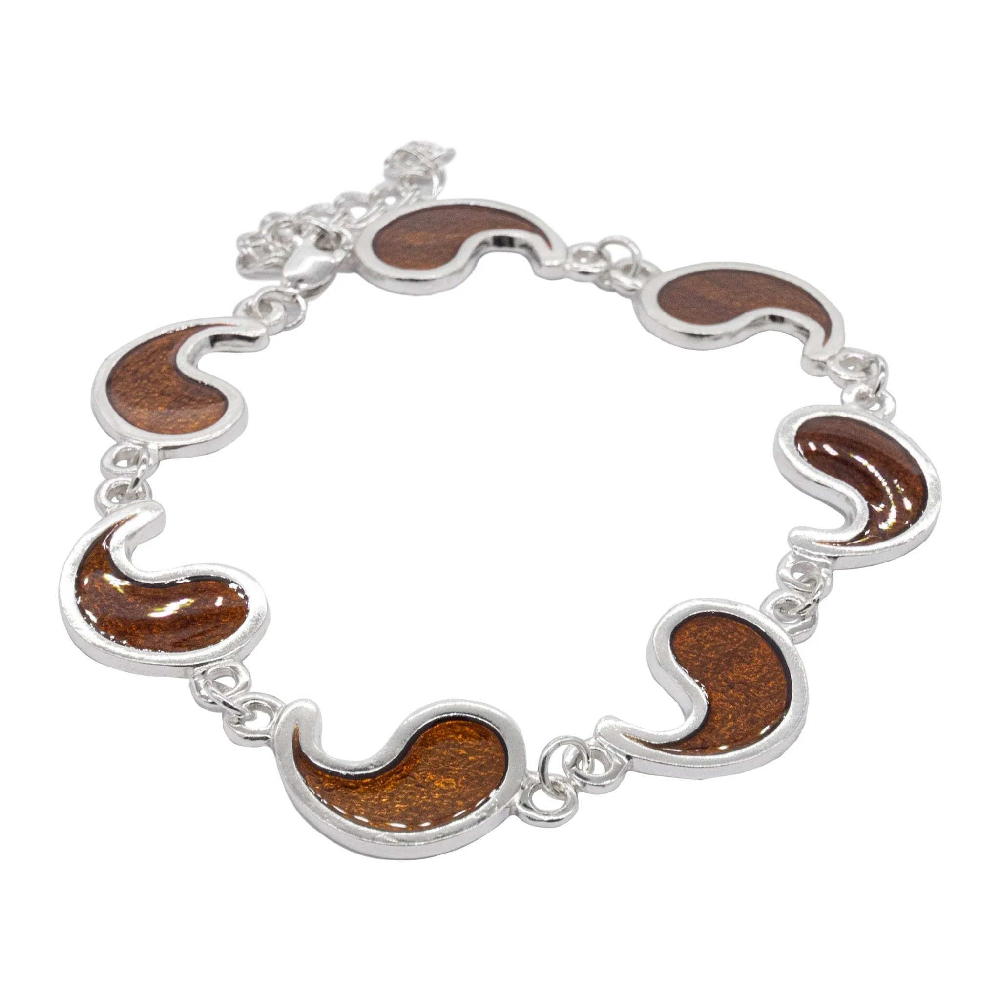 Flame of Tar Valon Ajah Bracelet - Enameled Sterling Silver - Image 24