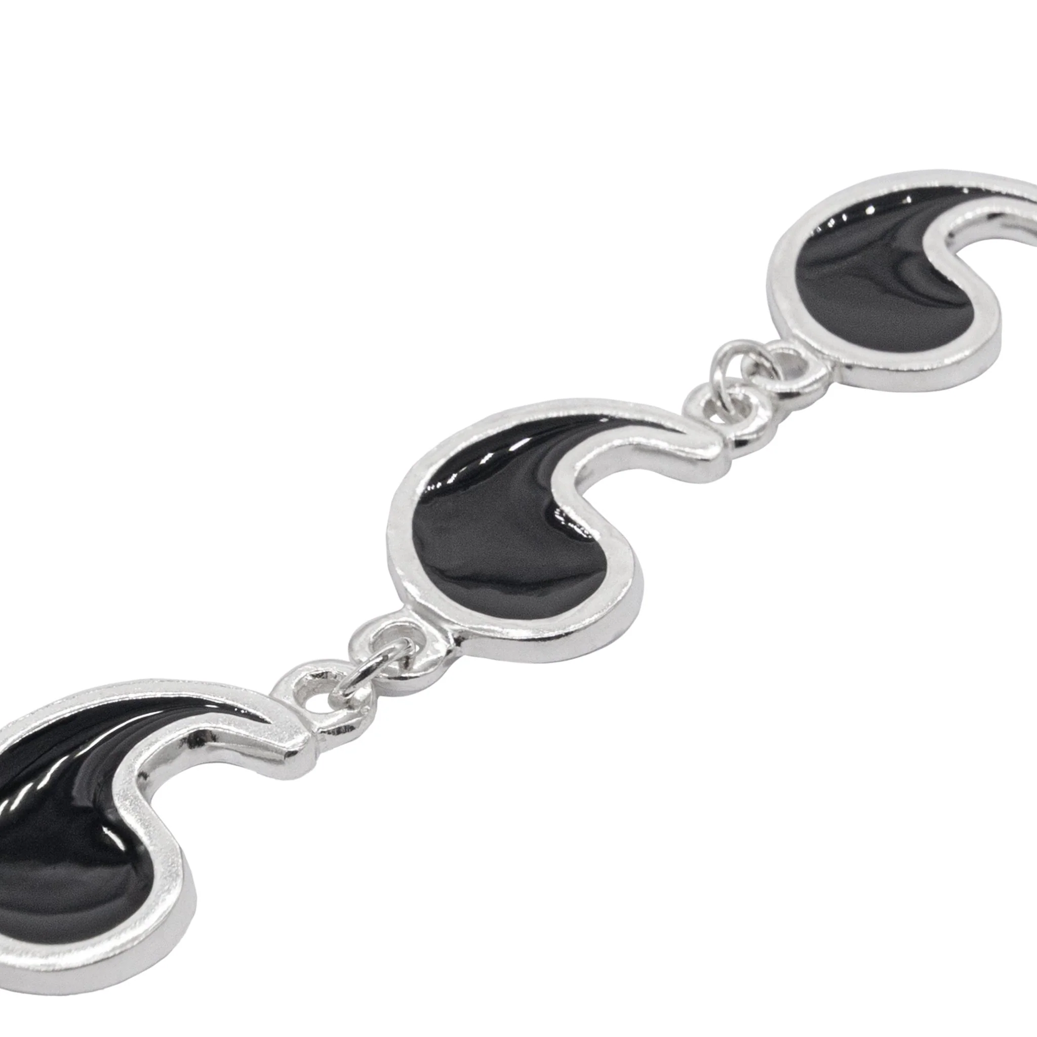 Flame of Tar Valon Ajah Bracelet - Enameled Sterling Silver - Image 25
