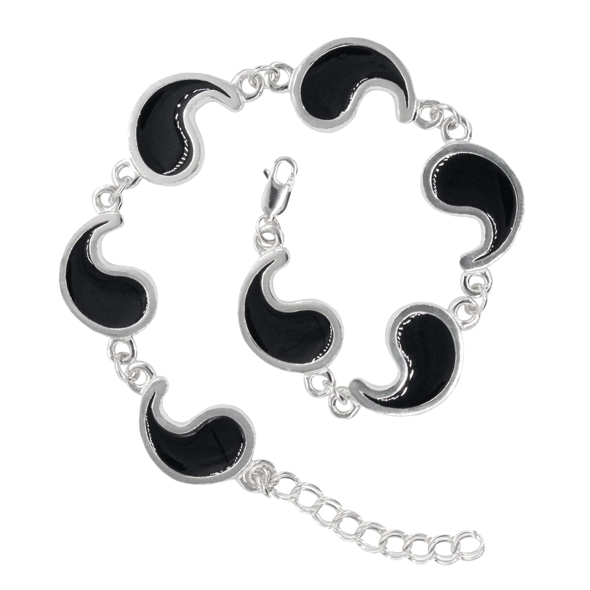 Flame of Tar Valon Ajah Bracelet - Enameled Sterling Silver - Image 27