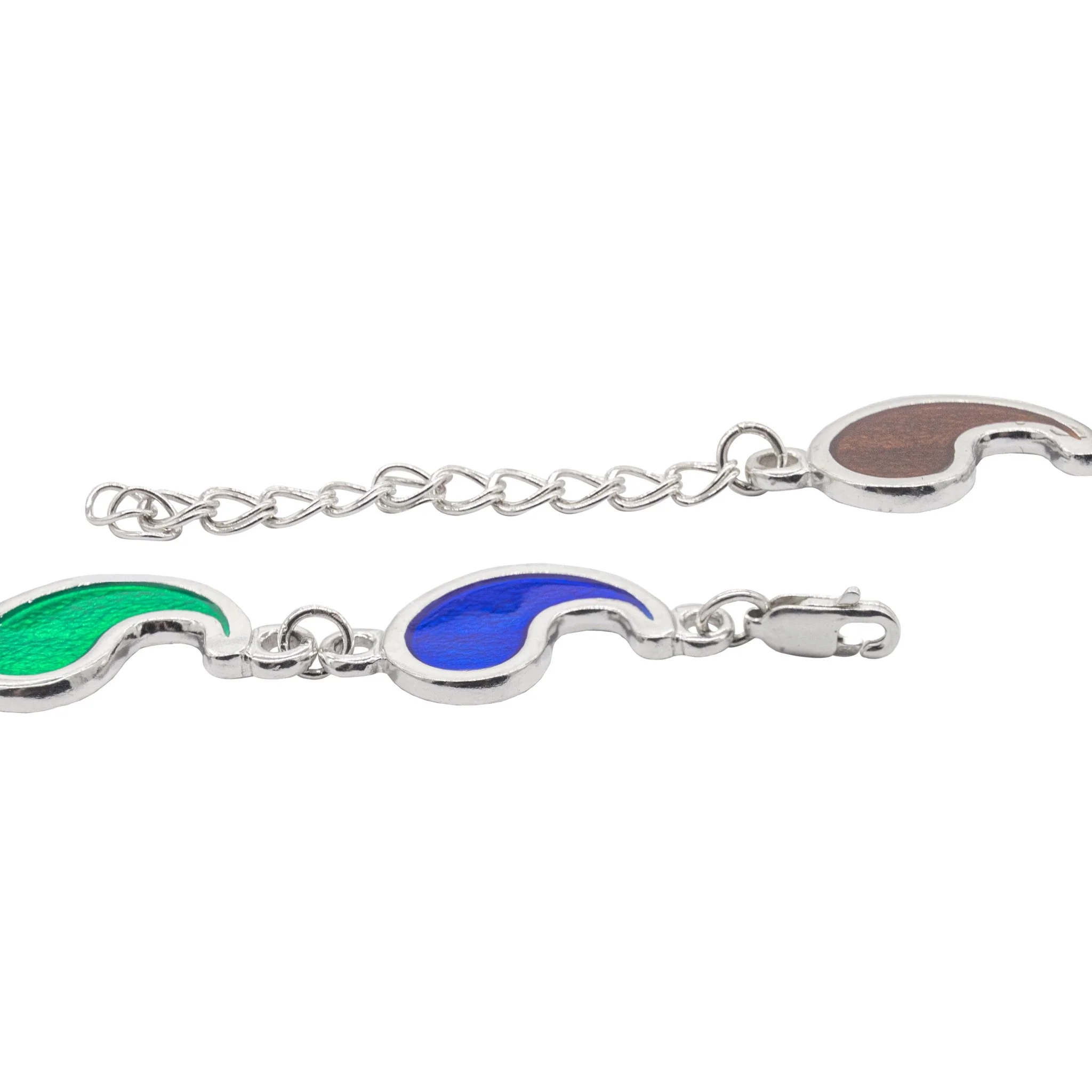 Flame of Tar Valon Ajah Bracelet - Enameled Sterling Silver - Image 4