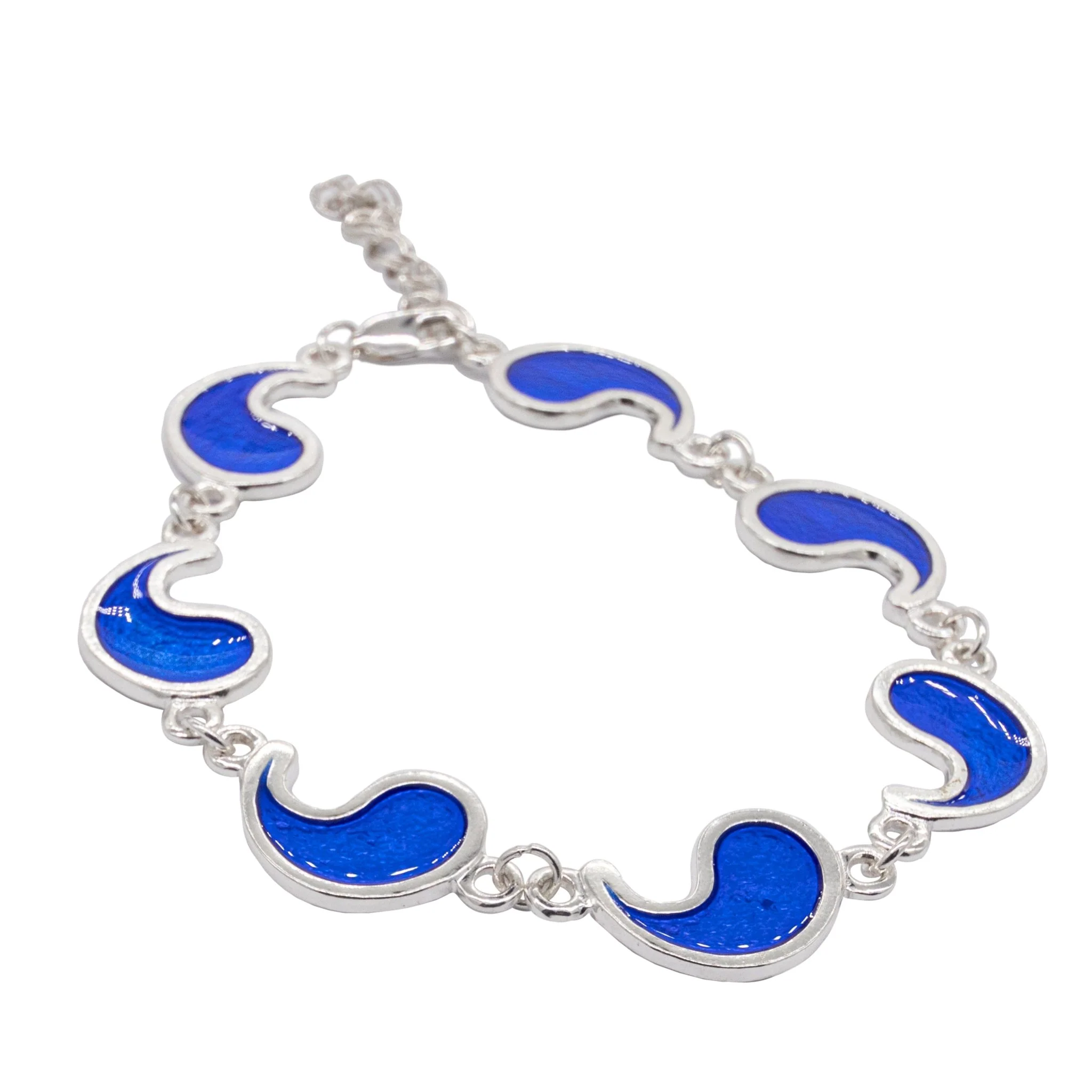 Flame of Tar Valon Ajah Bracelet - Enameled Sterling Silver - Image 6