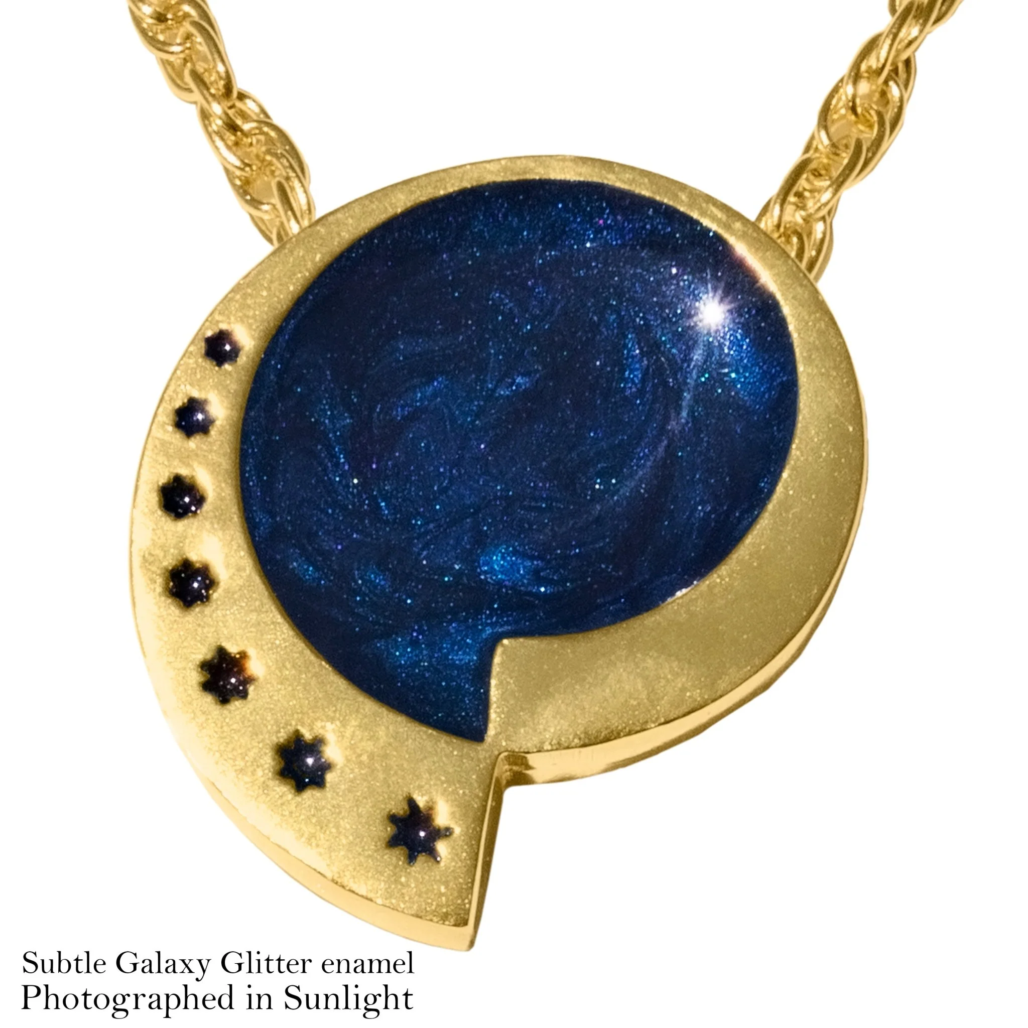 Fractalverse Necklace - Brass - Image 4