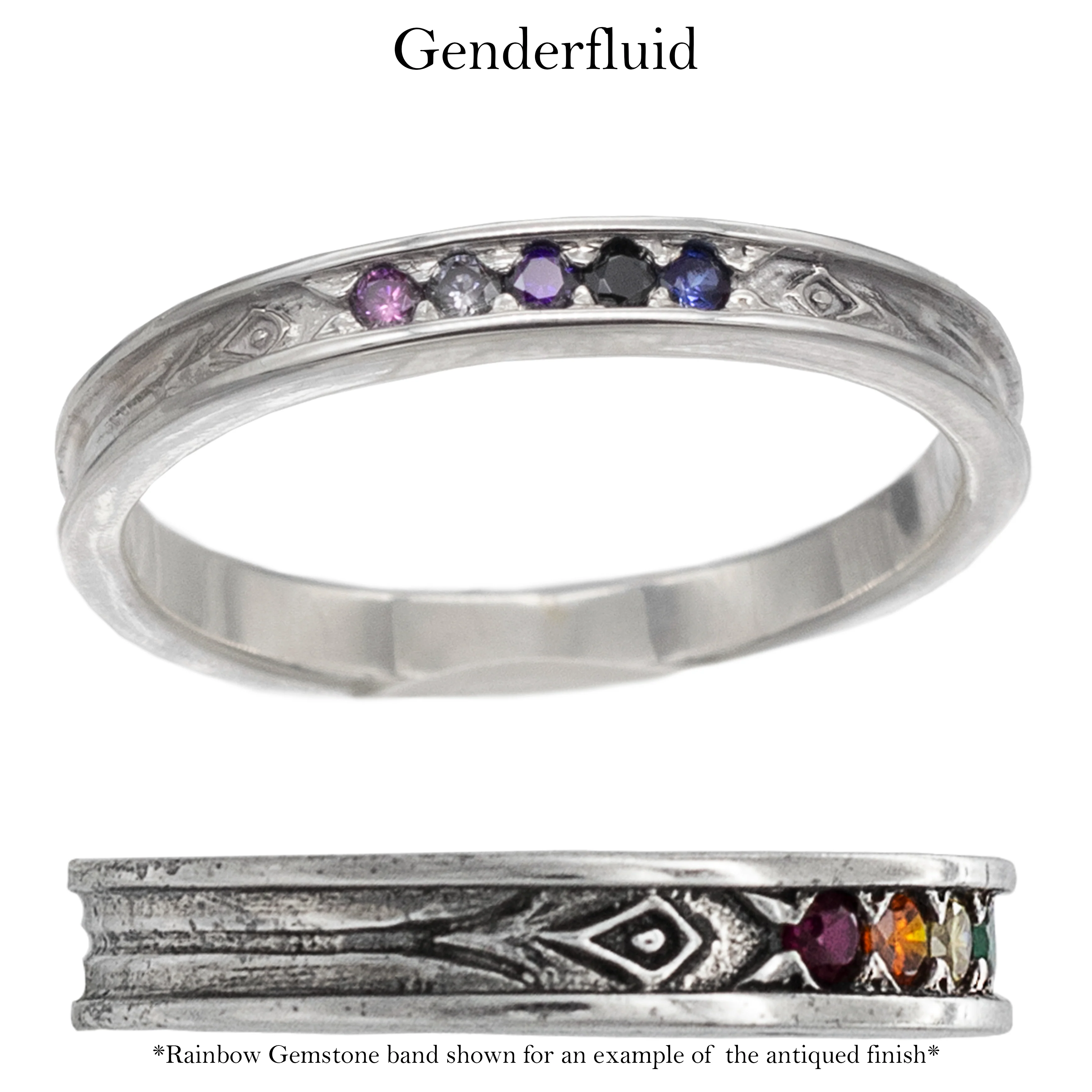 Gemstone Pride Ring - Small - Image 11