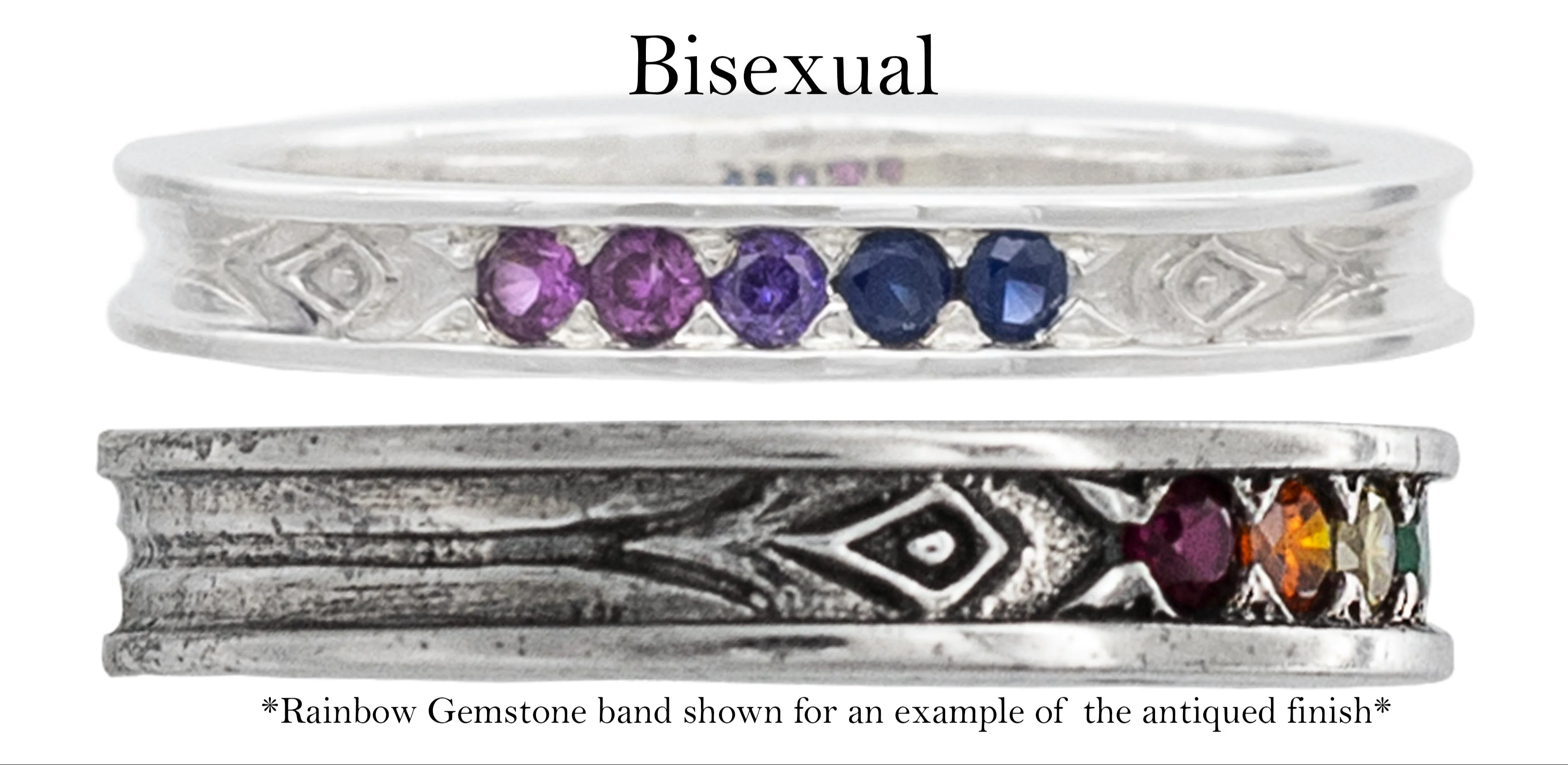 Gemstone Pride Ring - Small - Image 8