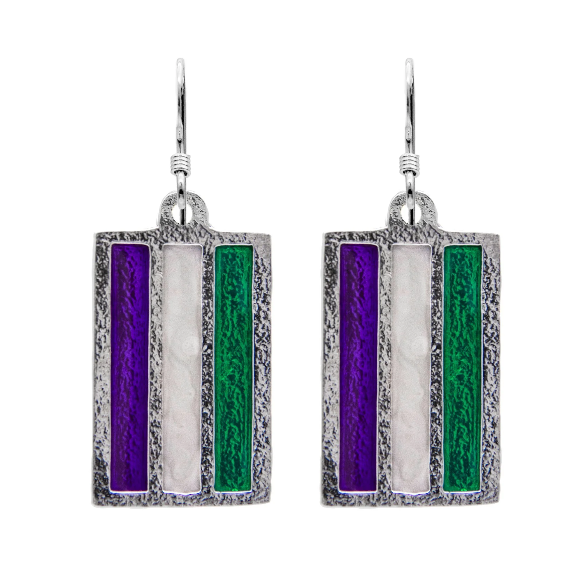 Genderqueer PRIDE Flag Earrings