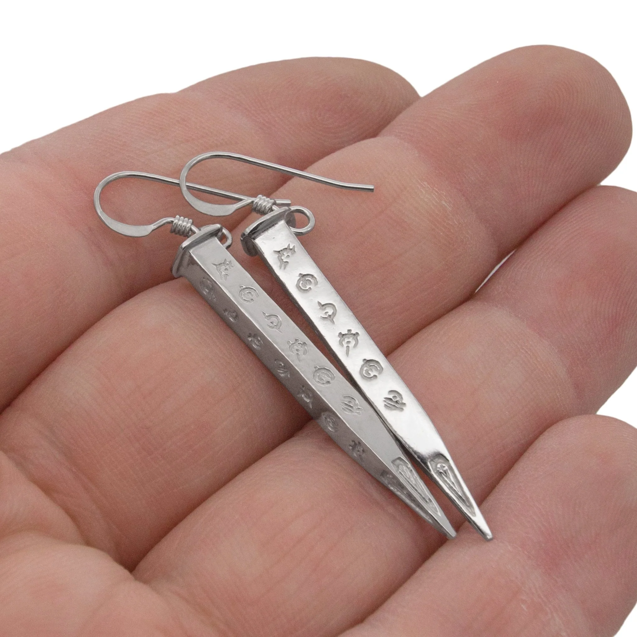Hemalurgy Spike Earrings - Silver - Image 11
