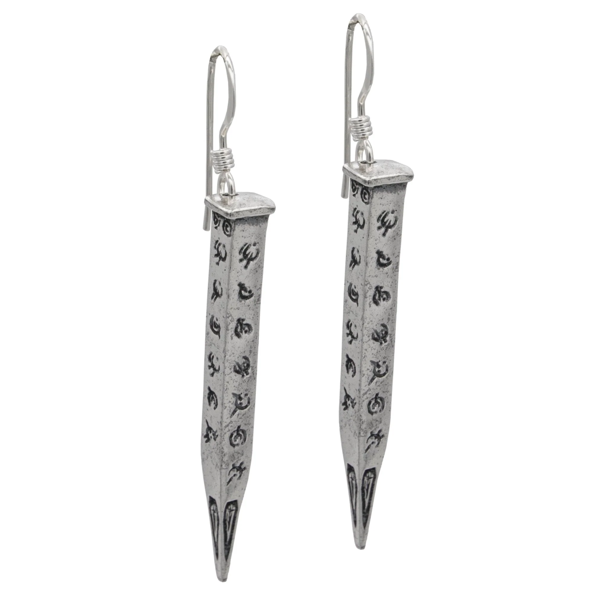 Hemalurgy Spike Earrings - Silver - Image 5