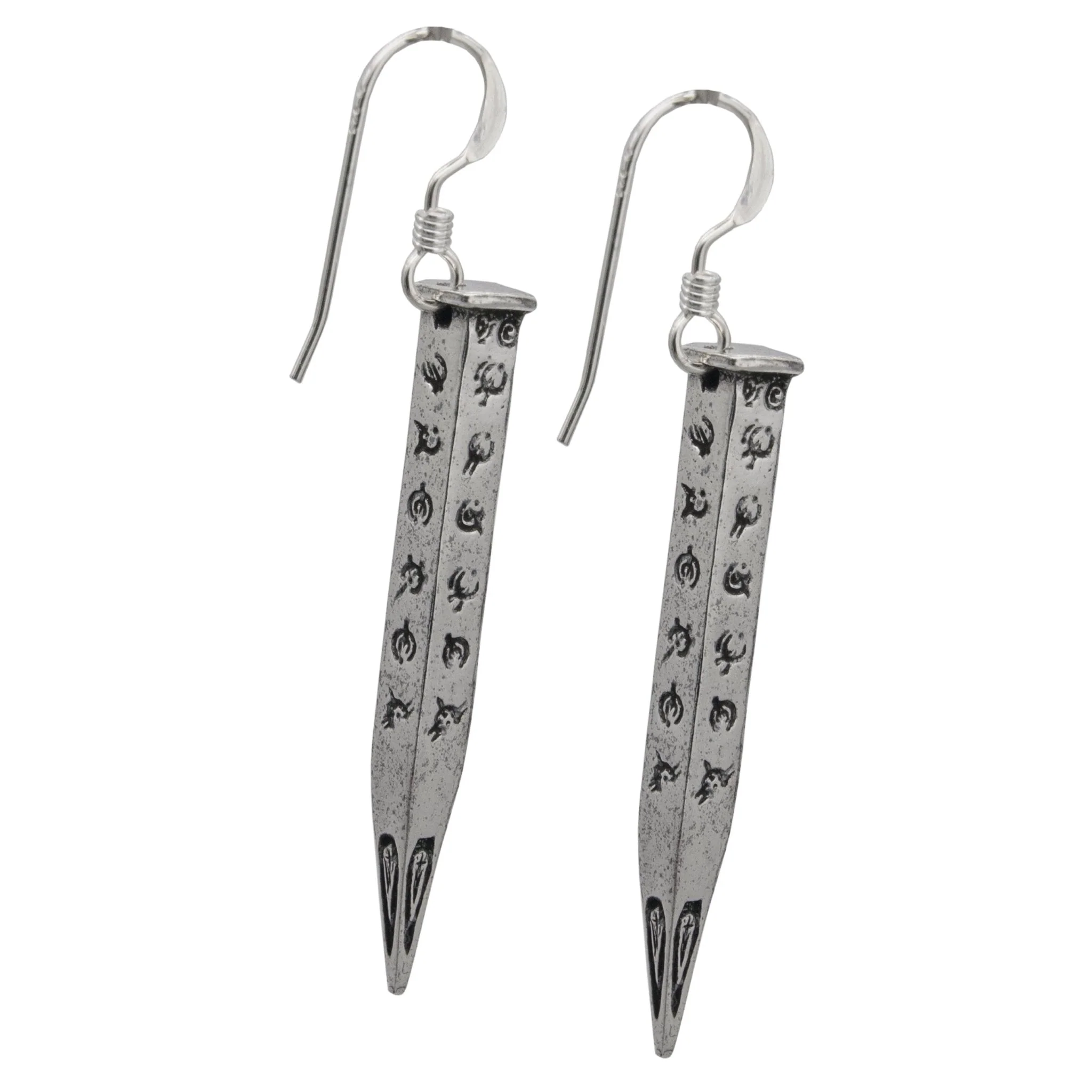 Hemalurgy Spike Earrings - Silver - Image 6