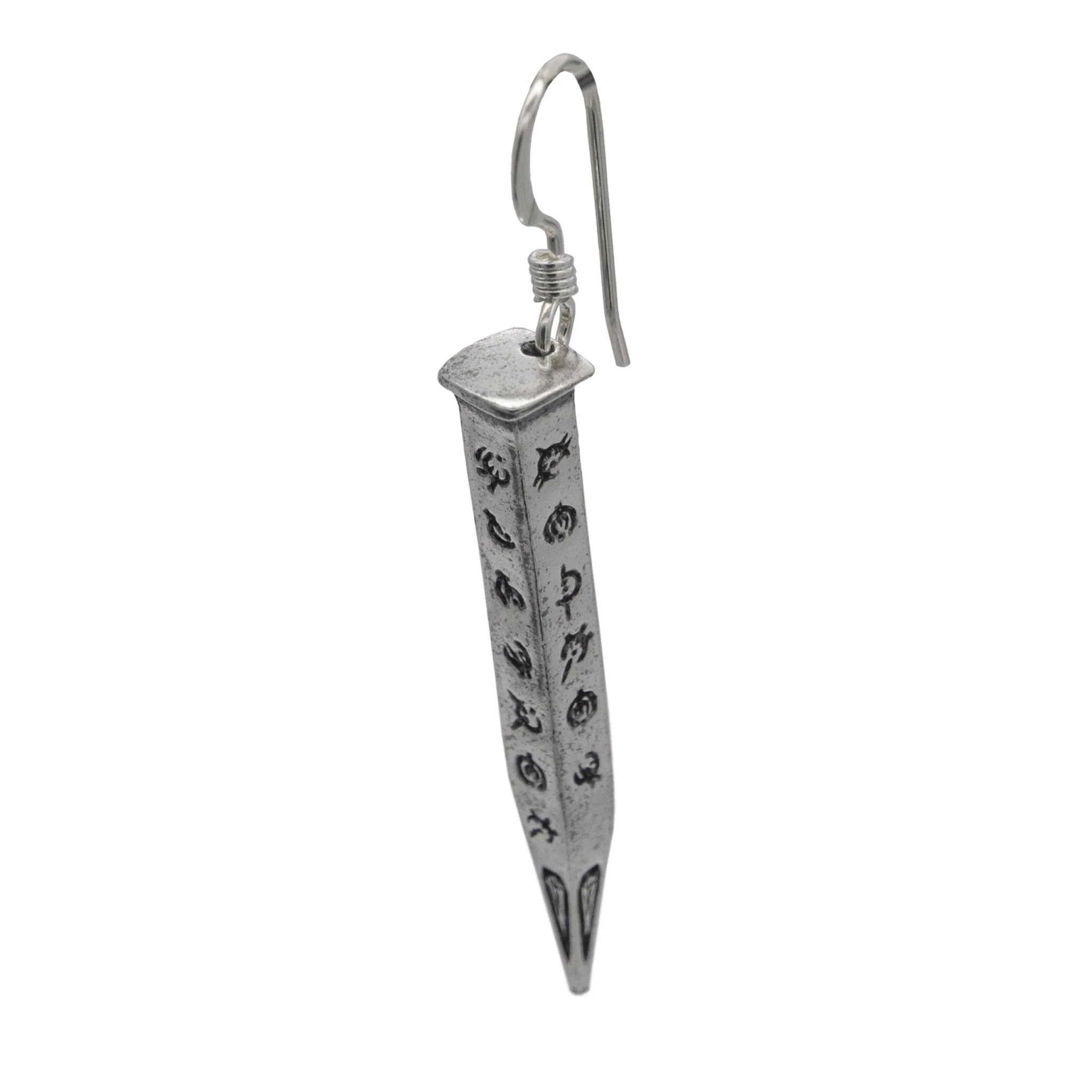Hemalurgy Spike Earrings - Silver - Image 7