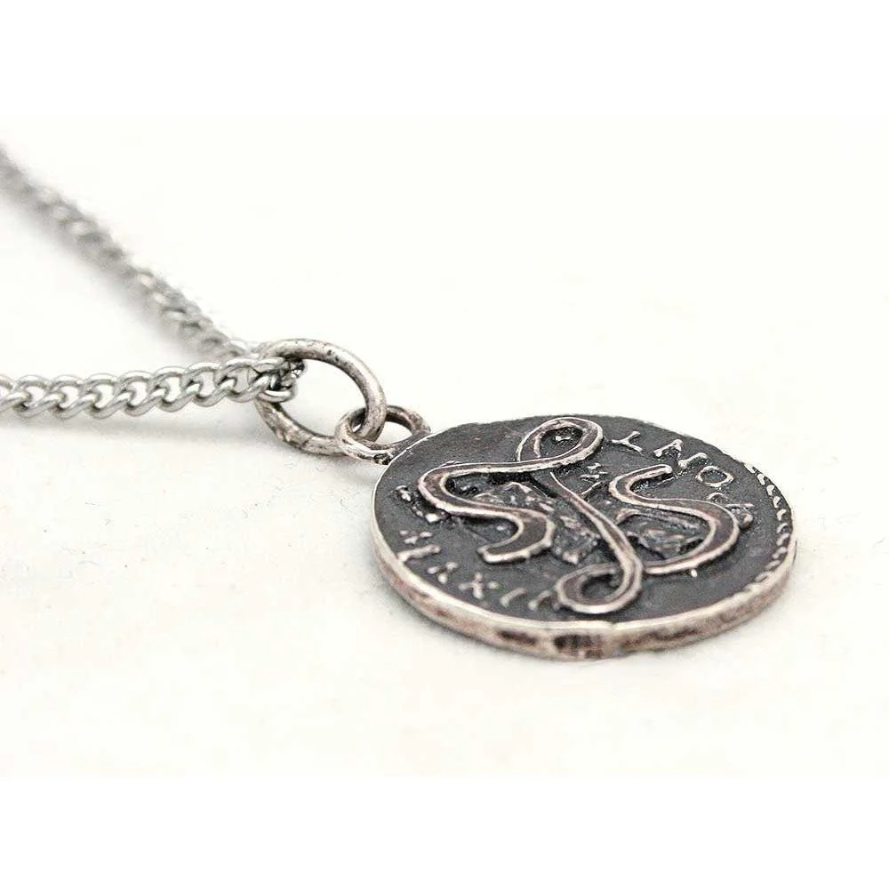 Lasciel’s Blackened Denarius Necklace - Image 3