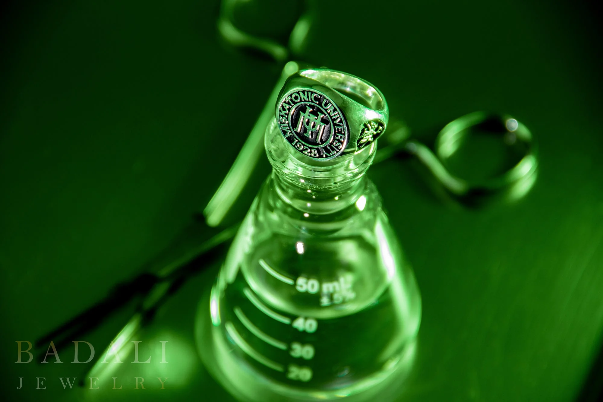 Miskatonic University Class Ring - Sterling Silver - Image 11