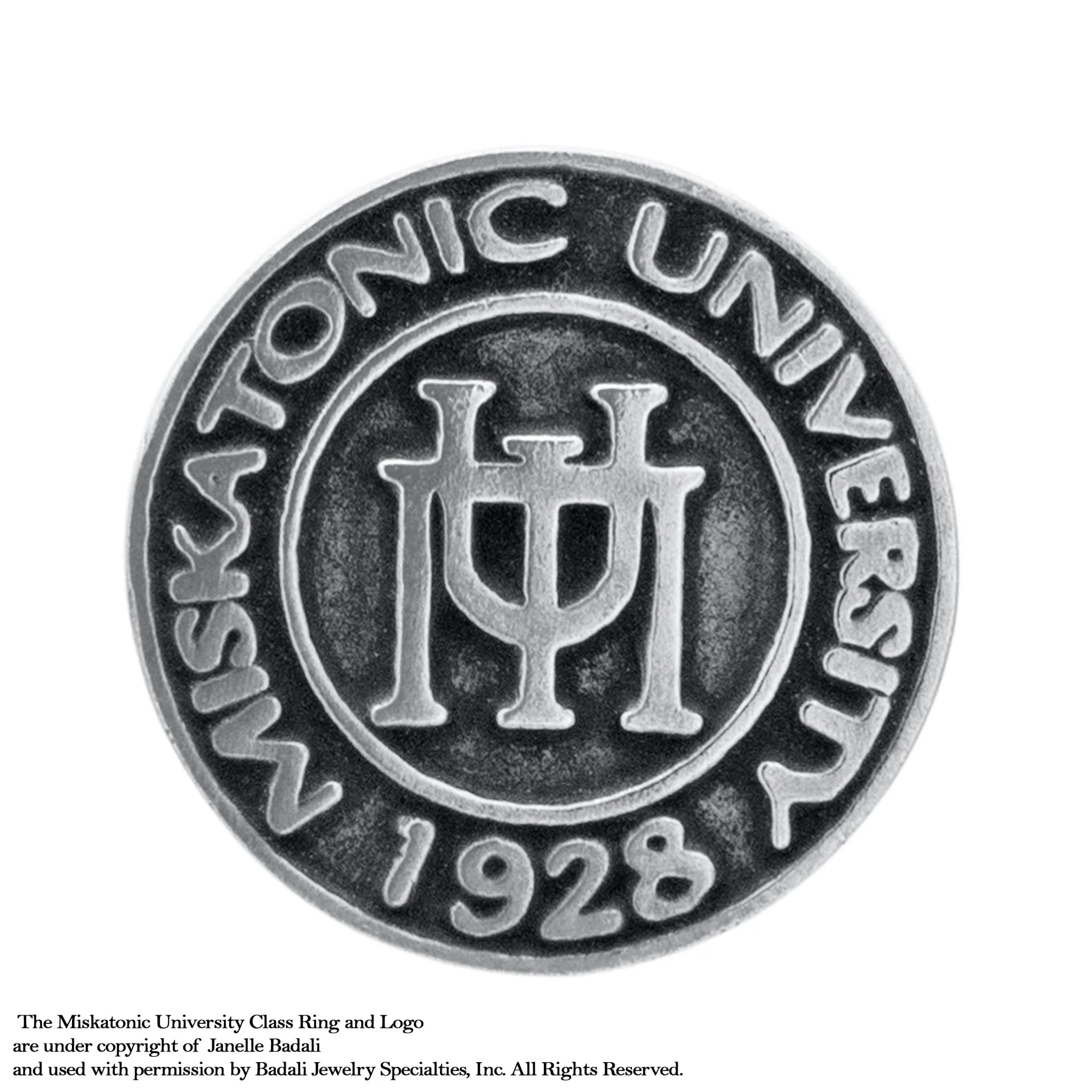 Miskatonic University Class Ring - Sterling Silver - Image 8