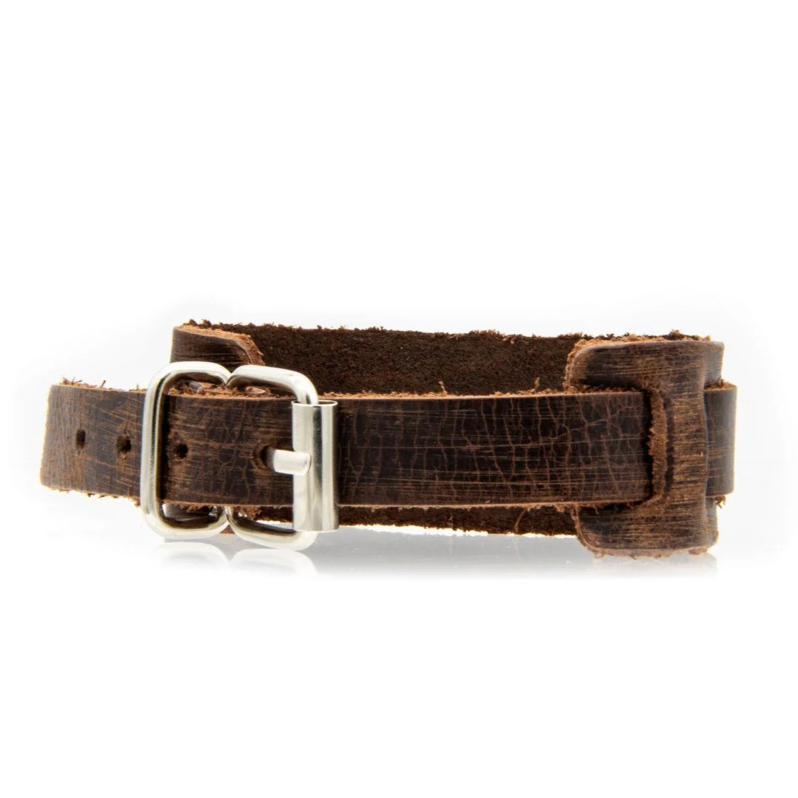 Non-Compliant Leather Cuff Bracelet - Image 3