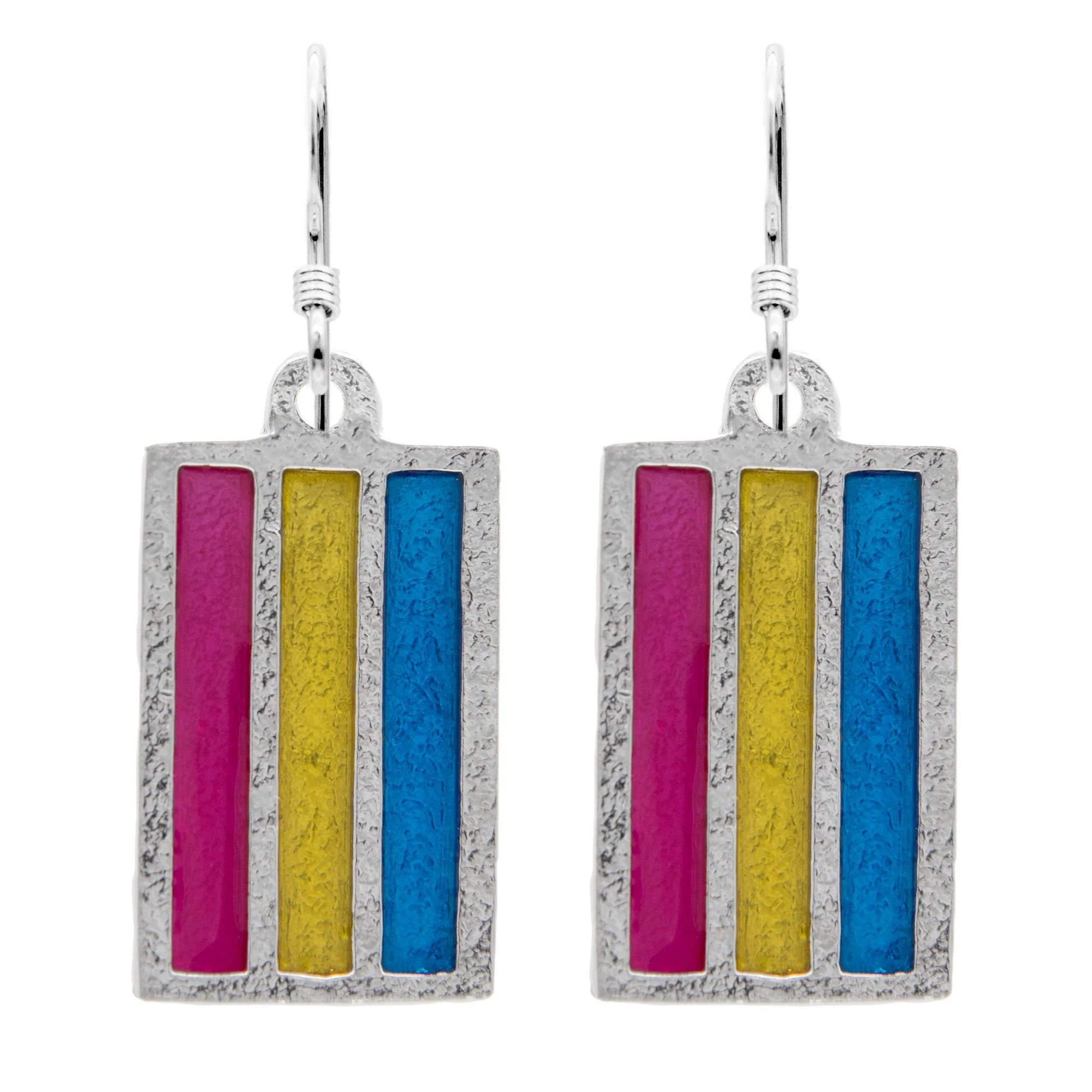Pansexual PRIDE Flag Earrings