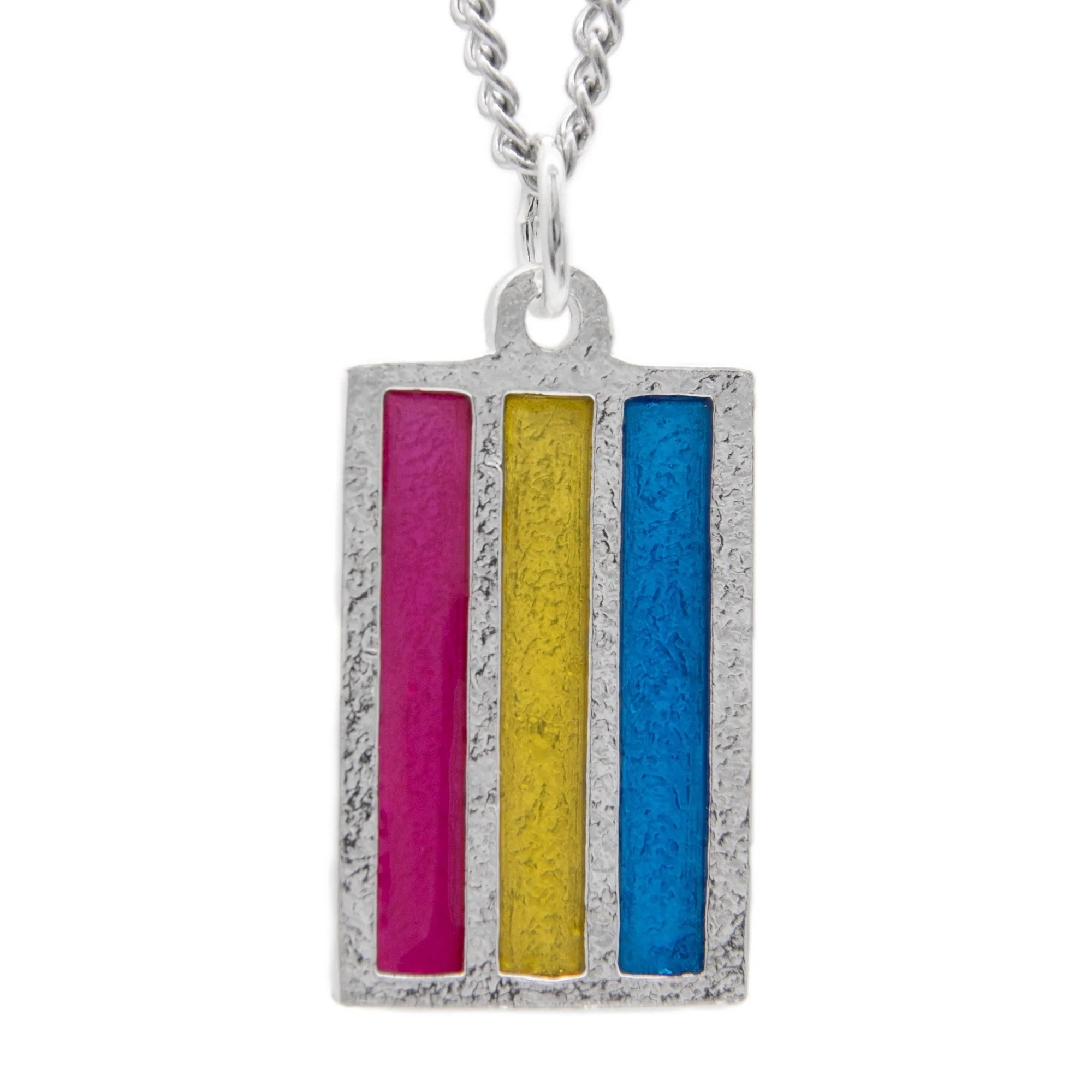 Pansexual PRIDE Flag Necklace
