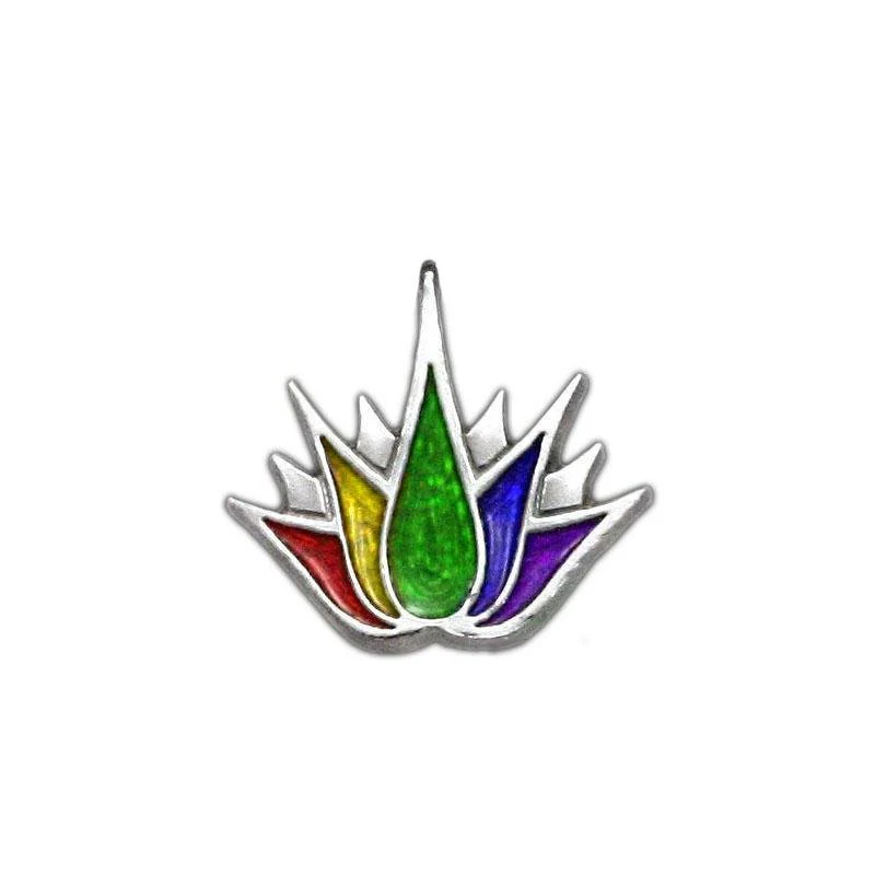 PRIDE Lotus Tattoo Necklace or Pin - Image 2