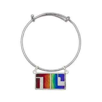 PRIDE Non-Compliant Pendant or Bracelet - Ombre Enamel - Image 2