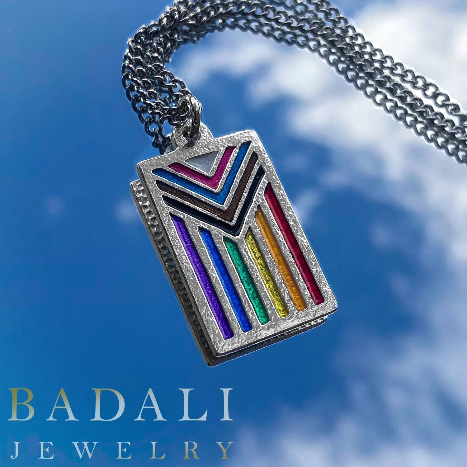 Progress PRIDE Flag Necklace - Image 2