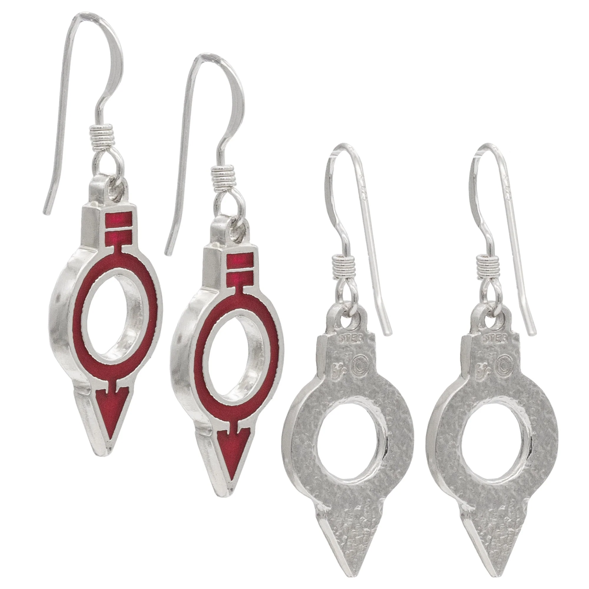 Red Society Earrings - Image 4