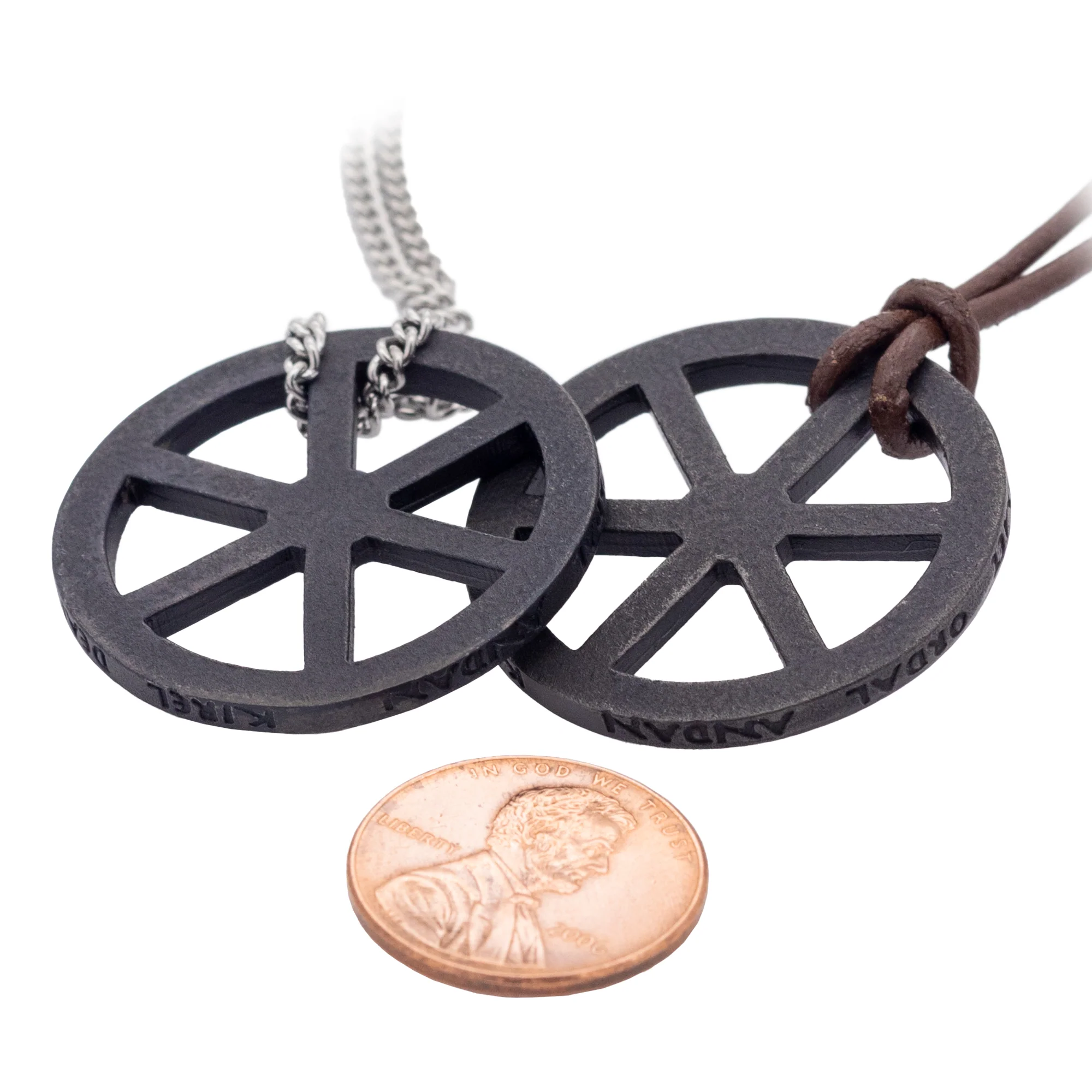 Tehlu's Iron Wheel Necklace - Image 9