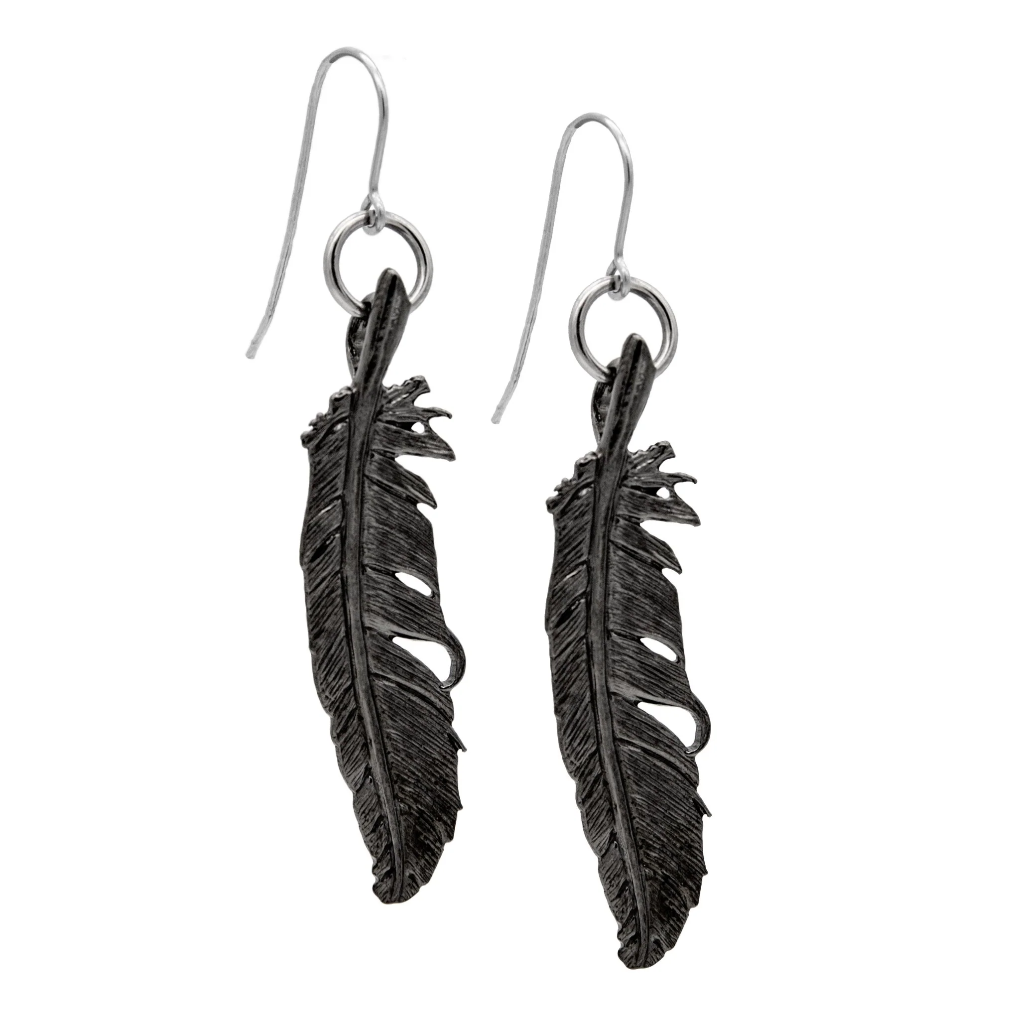 Vulture Feather Earrings - Image 3
