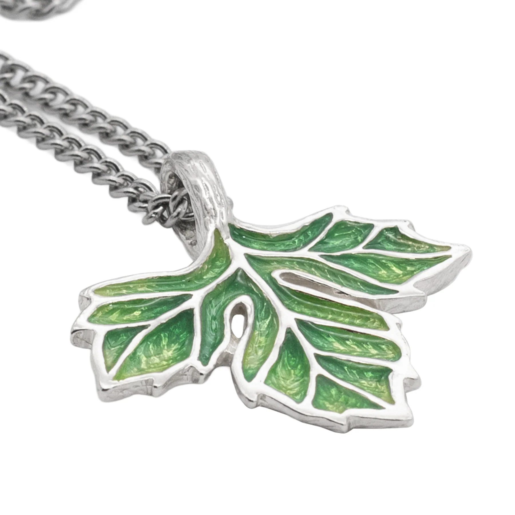 The Avendesora Leaf Necklace - Enameled - Image 2